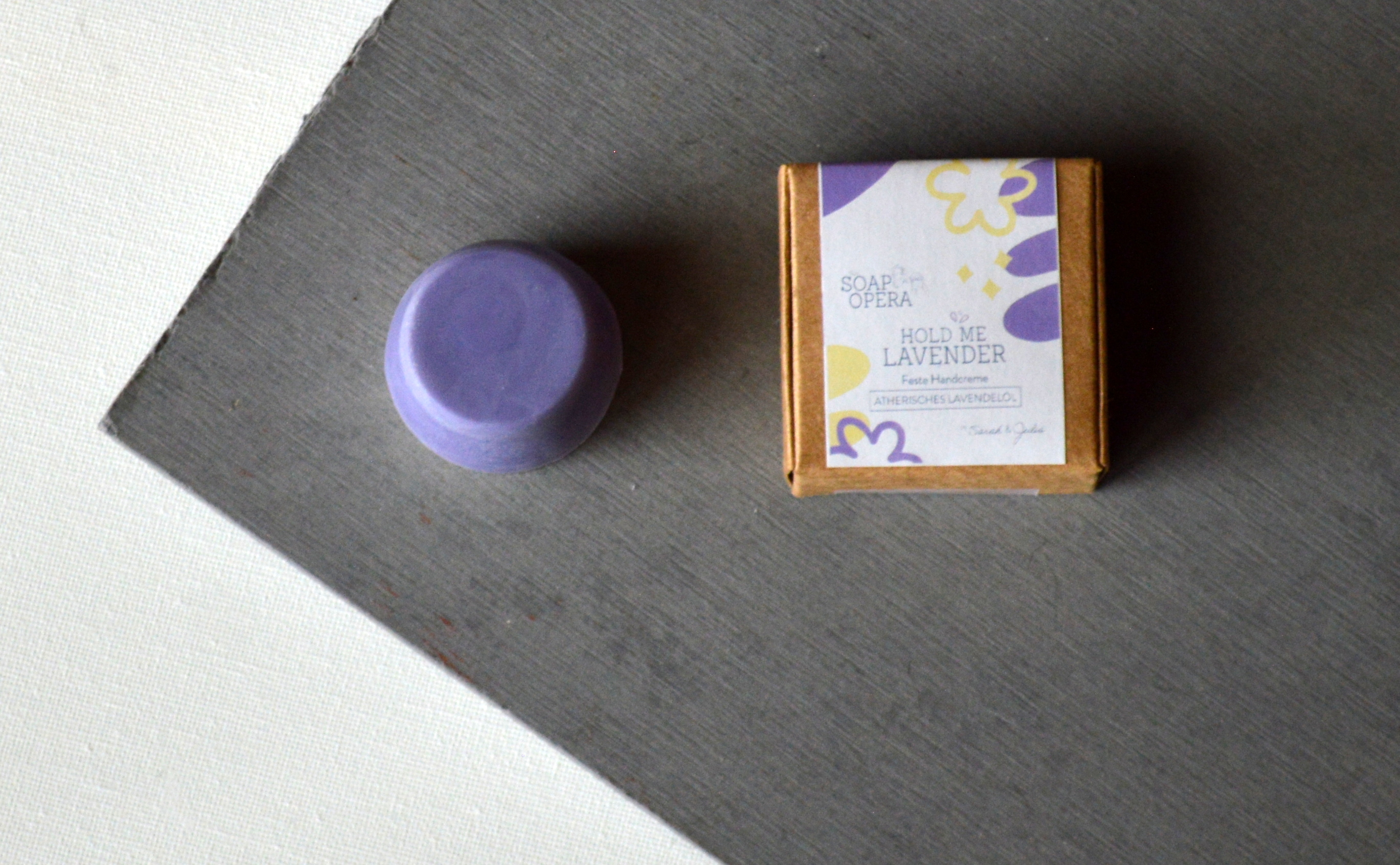 Hold Me Lavender - Feste Handcreme mit Lavendelöl